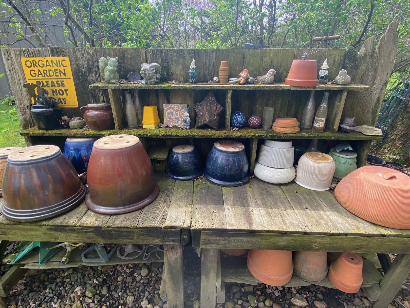 pot shelf